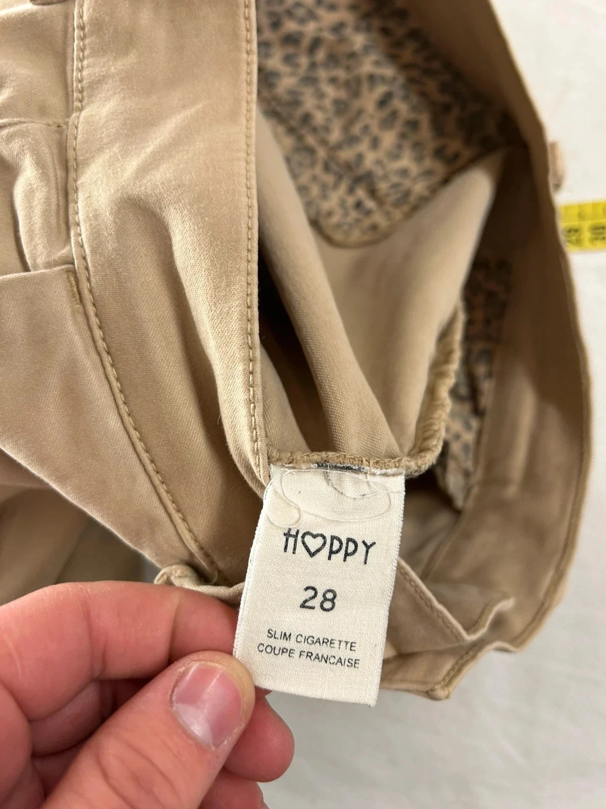 Vintage brown beige happy chino T28 us – photo 9